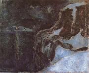 Edvard Munch Seascape painting